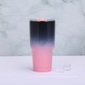 30oz stainless steel tumbler Double Wall Vacuum Gradient colored cup sublimation blank tumbler